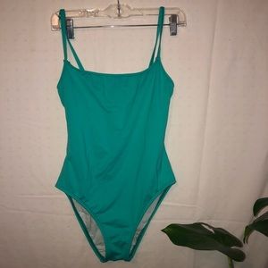 Aqua one-piece swim suit!